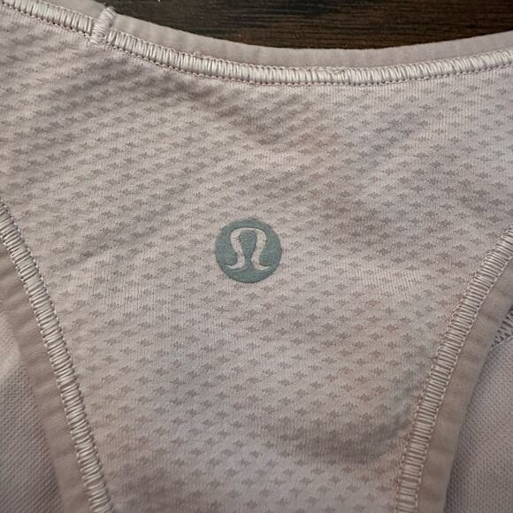 Lululemon light pink high neck sports bra size 4 - Picture 4 of 7